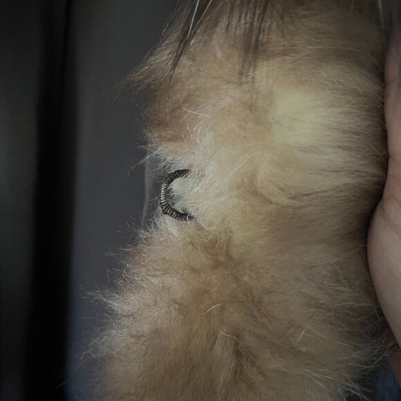 Mahogany Mink Fur Coat Size 10 Dyed Fox Tuxedo Long York Furrier Great Condition - Picture 7 of 16